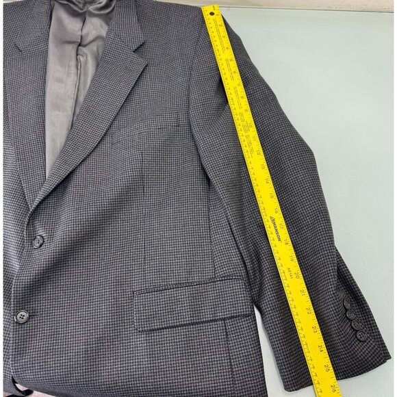 Brooks Brothers 346 Blazer Sport Coat Jacket 50R Houndstooth 100% Worsted Wool - Picture 10 of 10